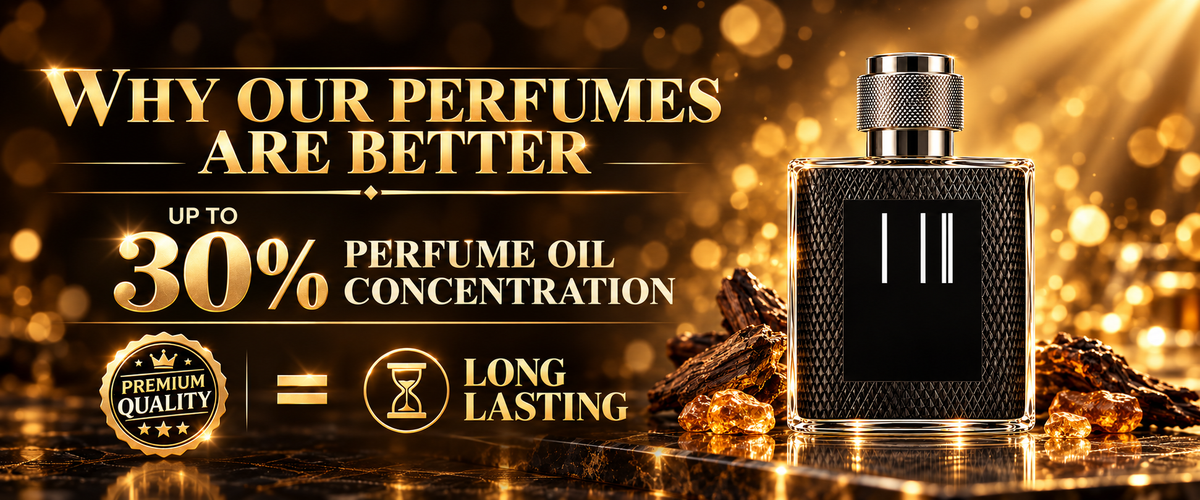 30% perfume oil concentration and long-lasting fragrance quality